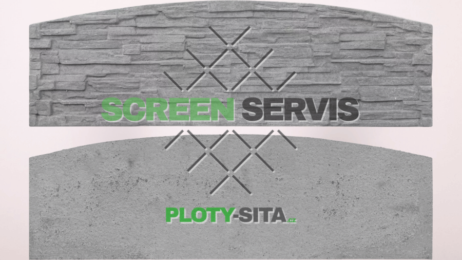 48619-bb - deska obloukova jednostranna- stipany kamen - seda